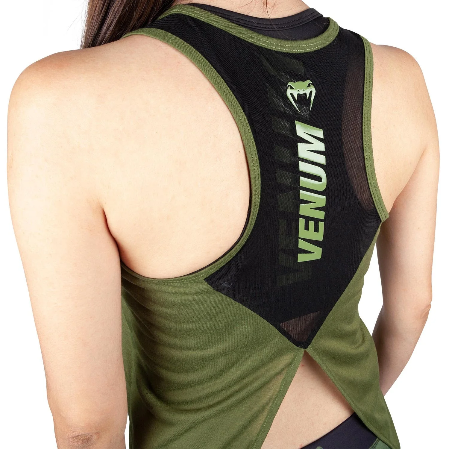 Ärmelloses Shirt Damen Venum Power 2.0 - Khaki/Schwarz - Image 5