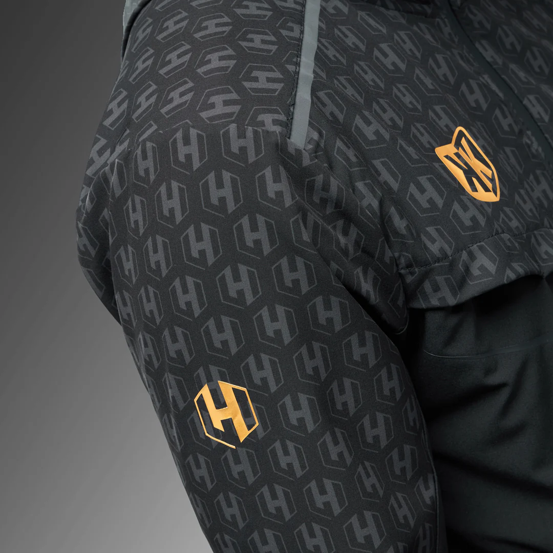 FK x Venum Hexagone MMA Komplettes Trainingsanzug-Set (Jacke + Hose) - Schwarz/Gold - Image 12