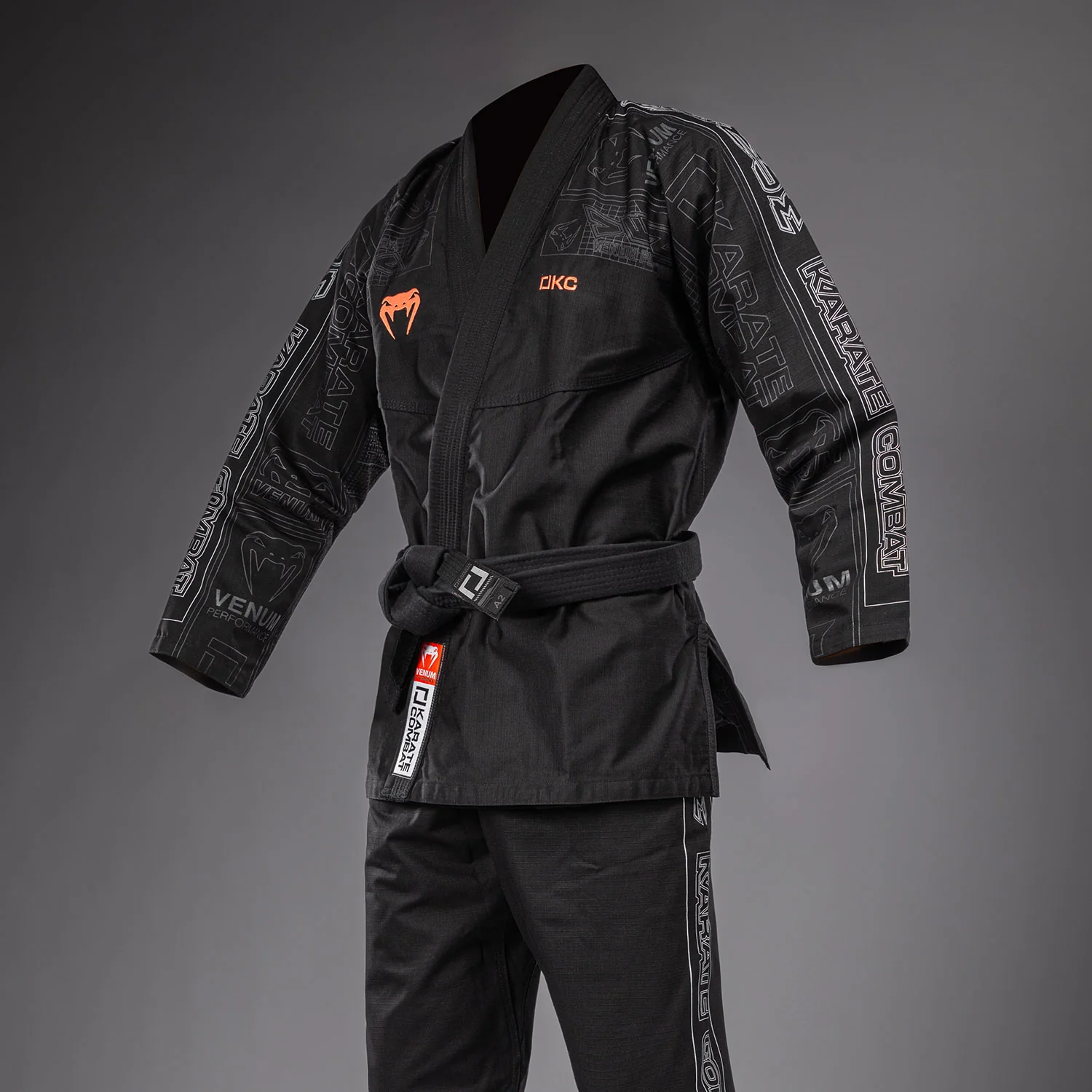 Karate Combat by Venum BJJ Gi – Schwarz/Grau - Image 3