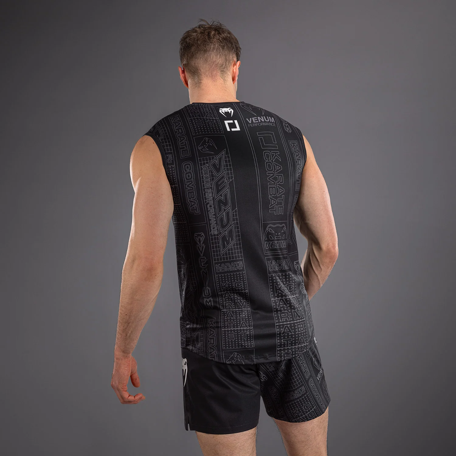Karate Combat by Venum Dry-Tech-Tanktop – Schwarz/Grau - Image 4