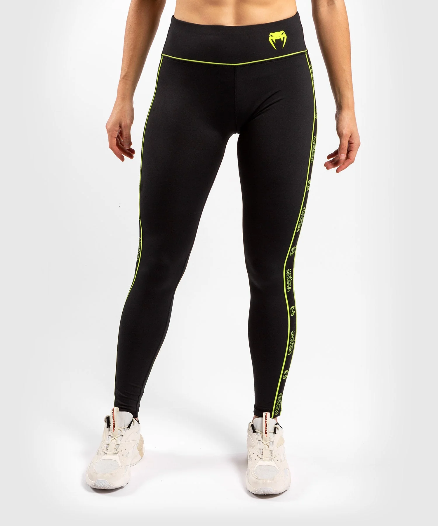 Leggings Damen Venum Tecmo - Schwarz/Neongelb - Image 9