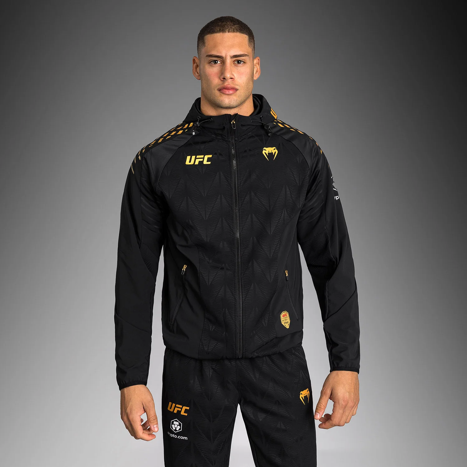 UFC Zenith by Venum Authentic Fight Night Kapuzenjacke Herren Personalisiert - Champion - Image 2