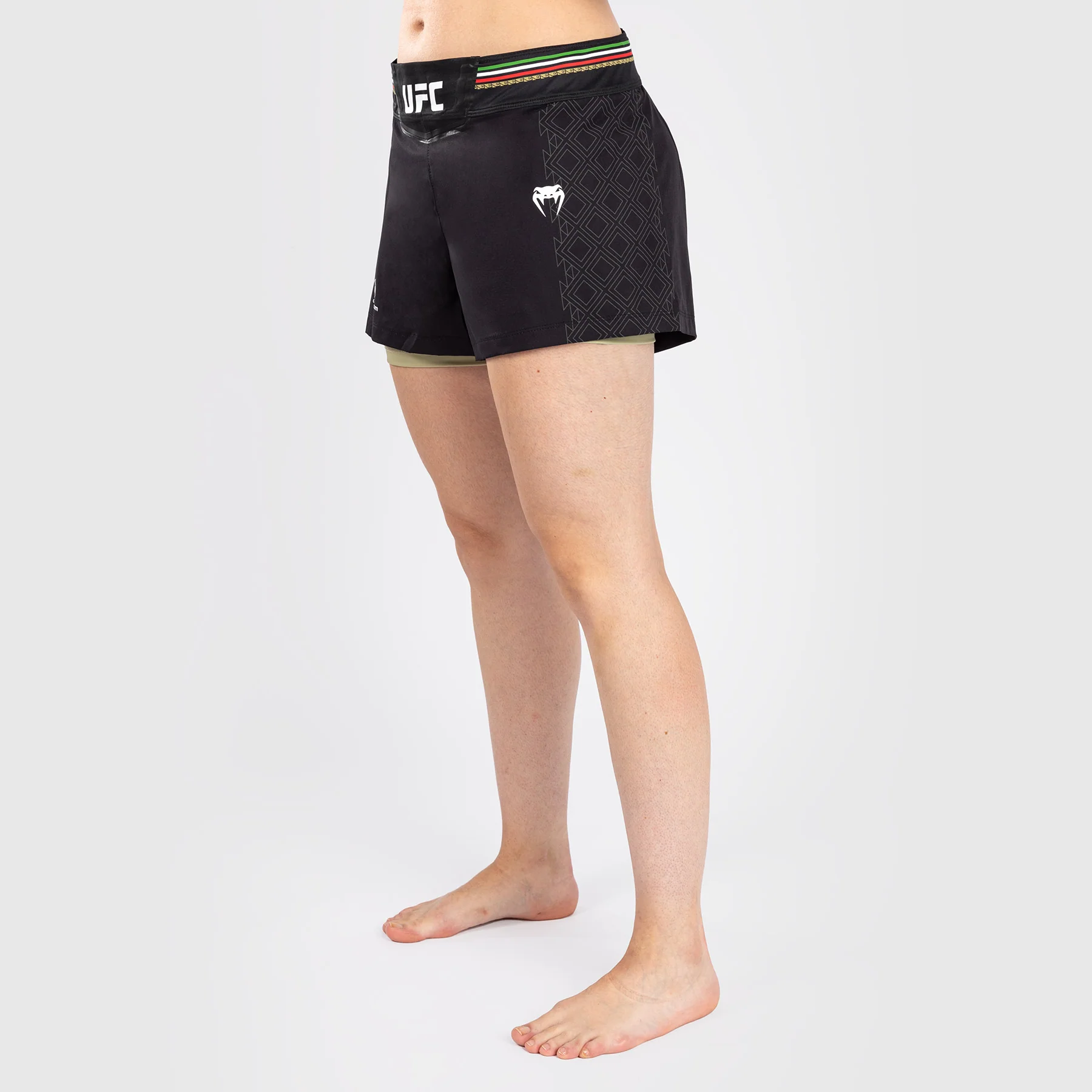 Noche UFC by Venum  Authentic Fight Night Frauen Kampfshorts - Schwarz - Image 3