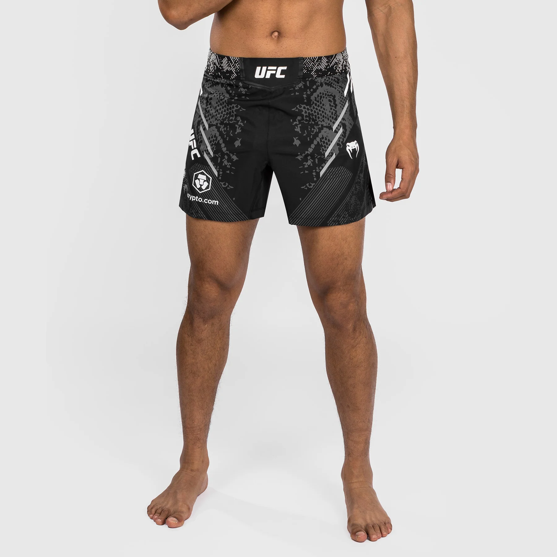 UFC Adrenaline by Venum Personalisierte Authentische Fight Night Herren-Kampfshorts - Kurze Passform - Schwarz - Image 5