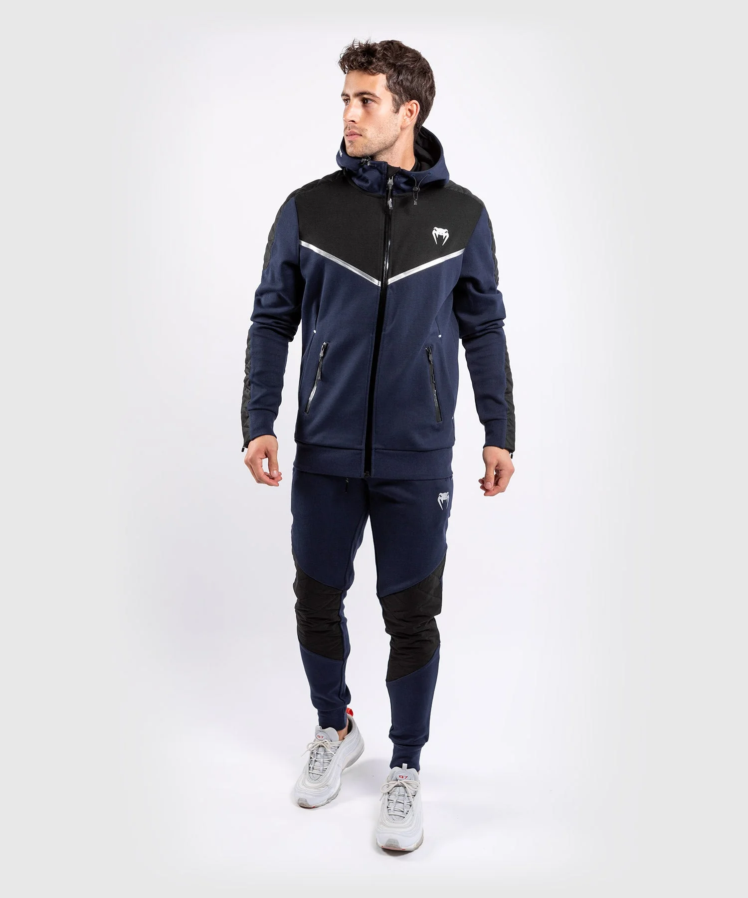 Sweatshirt Venum Laser EVO - Navy/Silver - Image 9