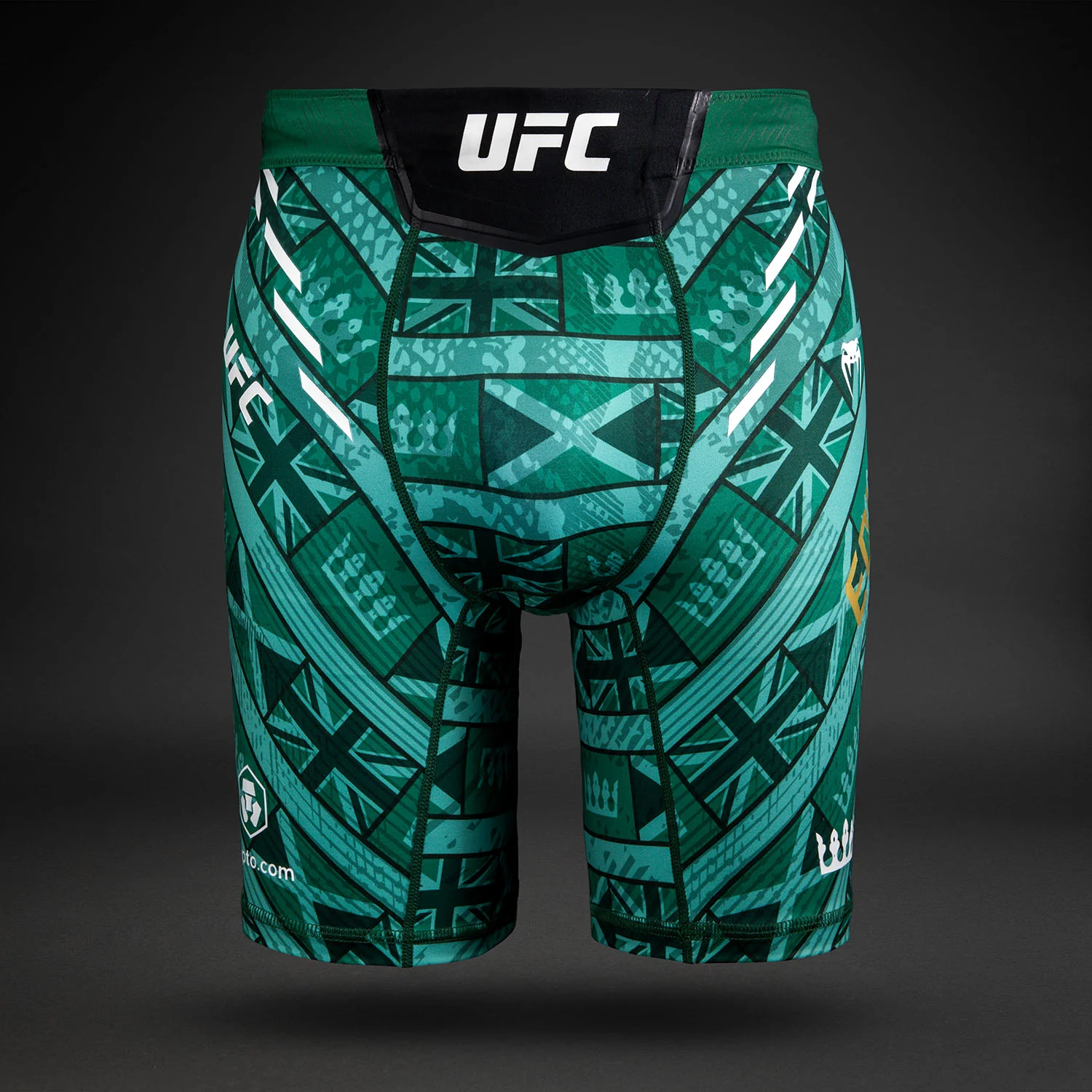 UFC Unrivaled by Venum Leon Edwards Herren Vale Tudo Shorts - Grün - Image 2