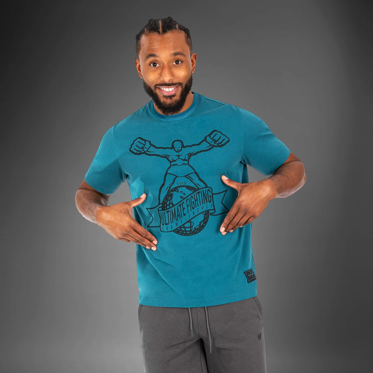 UFC by Venum Ulti-Man T-Shirt - Blau - Image 3