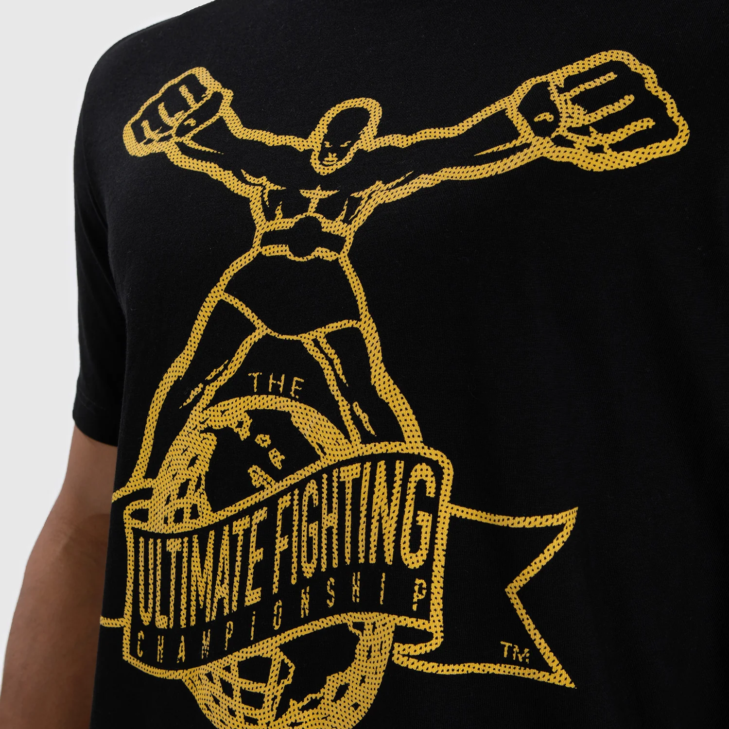 UFC by Venum Ulti-Man T-Shirt - Schwarz/gelb - Image 4