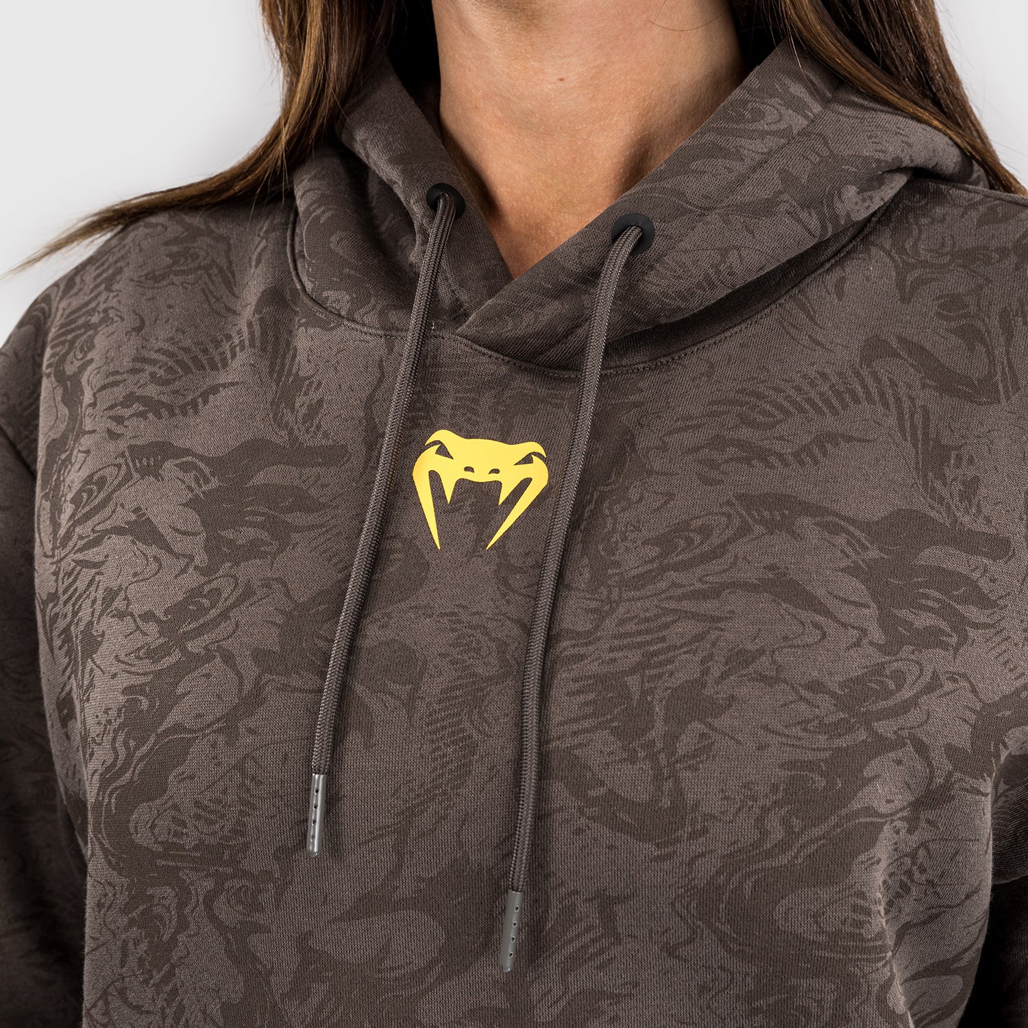 UFC Fusion by Venum Fight Week Damen Pullover Hoodie - Erdiges Braun - Image 5