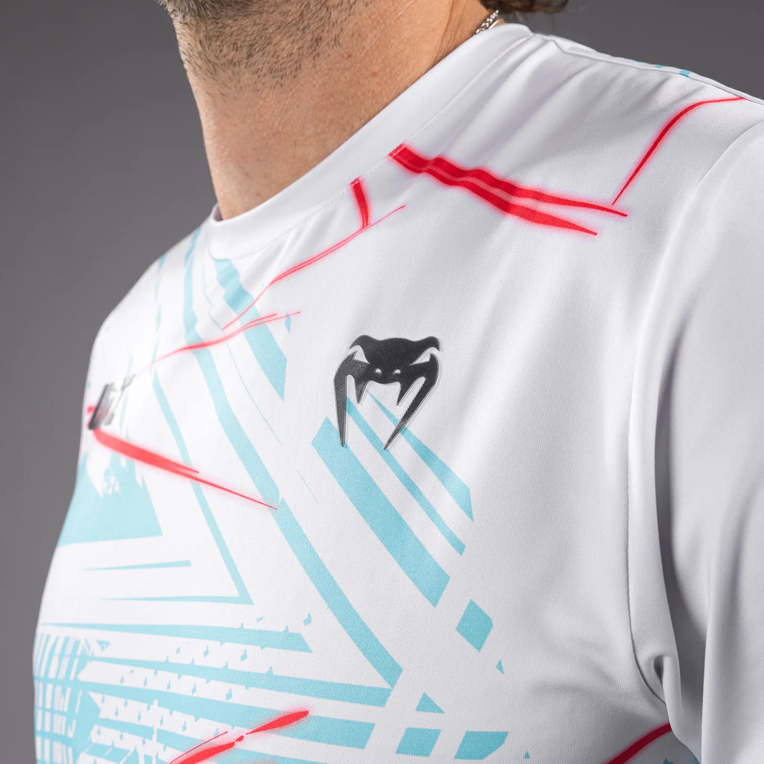 UFC Fusion By Venum Miami Edition Fight Week Dry-Tech T-Shirt für Männer - Weißes - Image 6