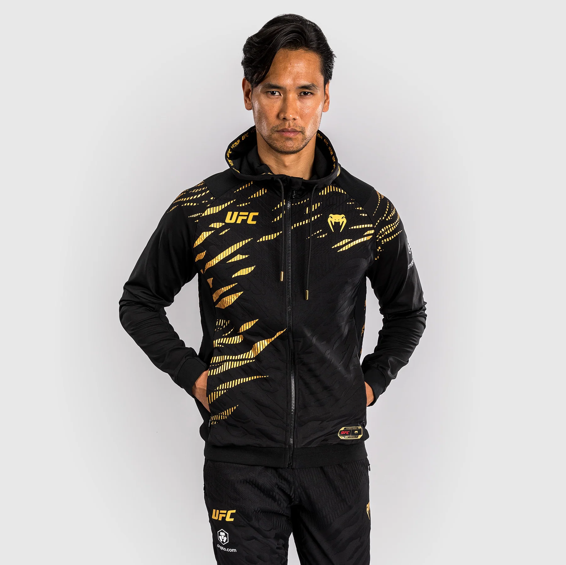 UFC Fusion by Venum Personalized Authentic Fight Night Herren Walkout Hoodie - Champion - Image 5