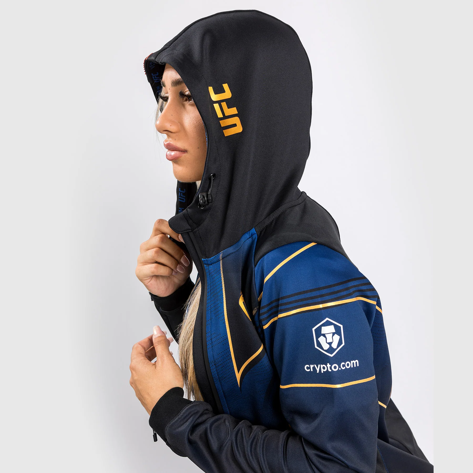 UFC Venum Authentic Fight Night 2.0 Walkout-Hoodie für Frauen – Midnight Edition - Champion - Image 5
