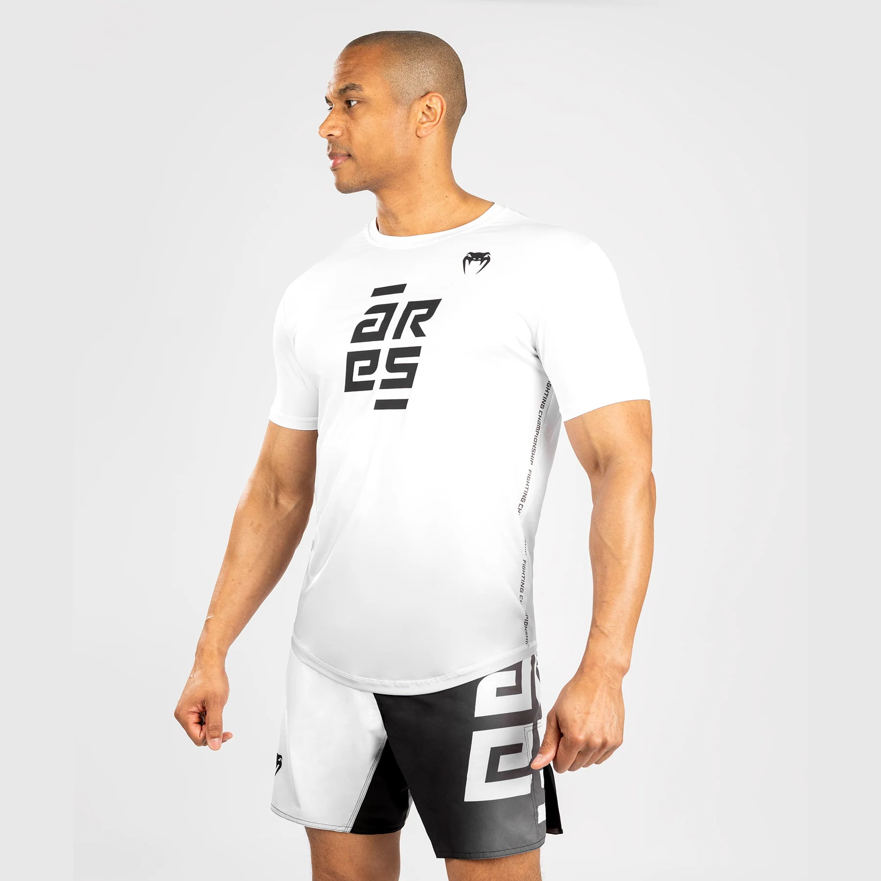 Venum x Ares Dry Tech T-Shirt – Weiß - Image 3