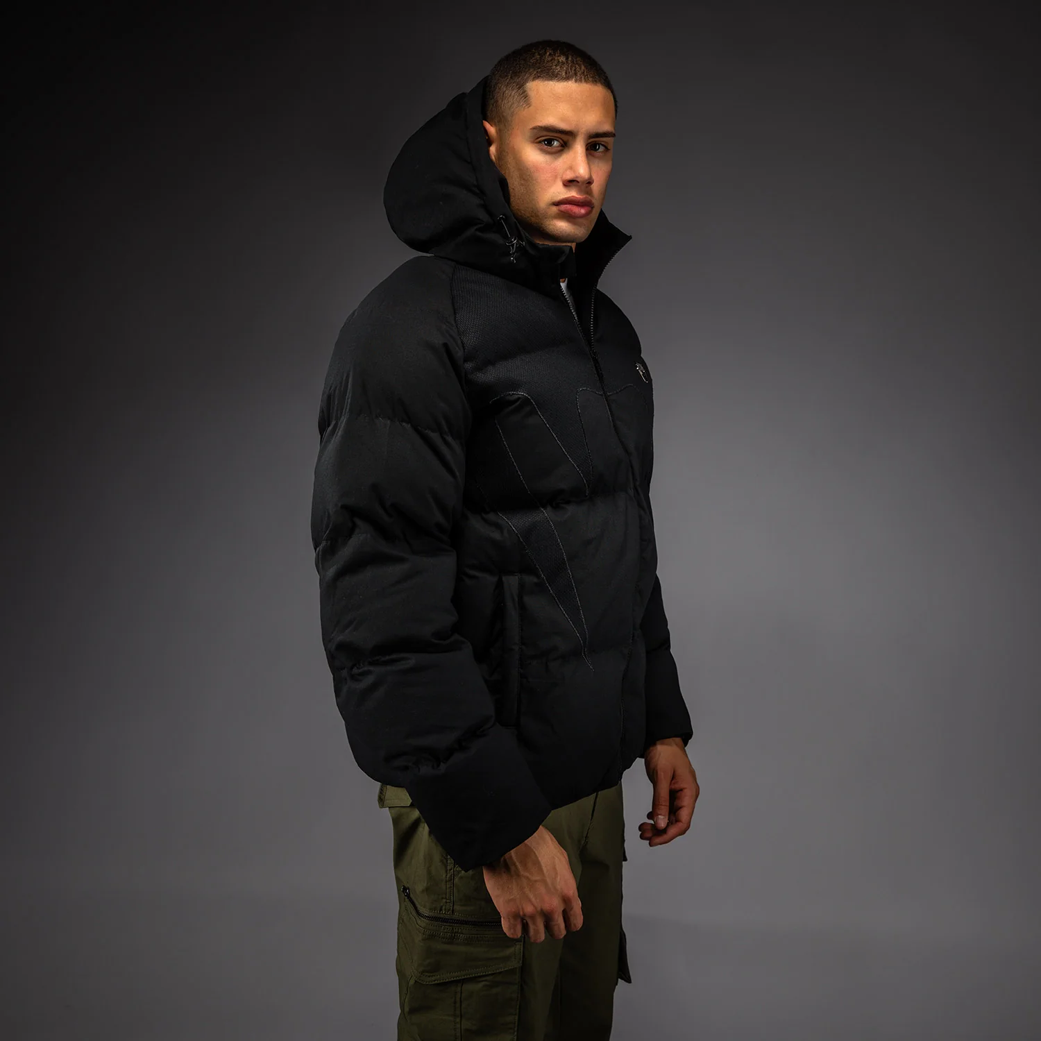 Venum Attack Urban Gi Daunenjacke – Schwarz - Image 2