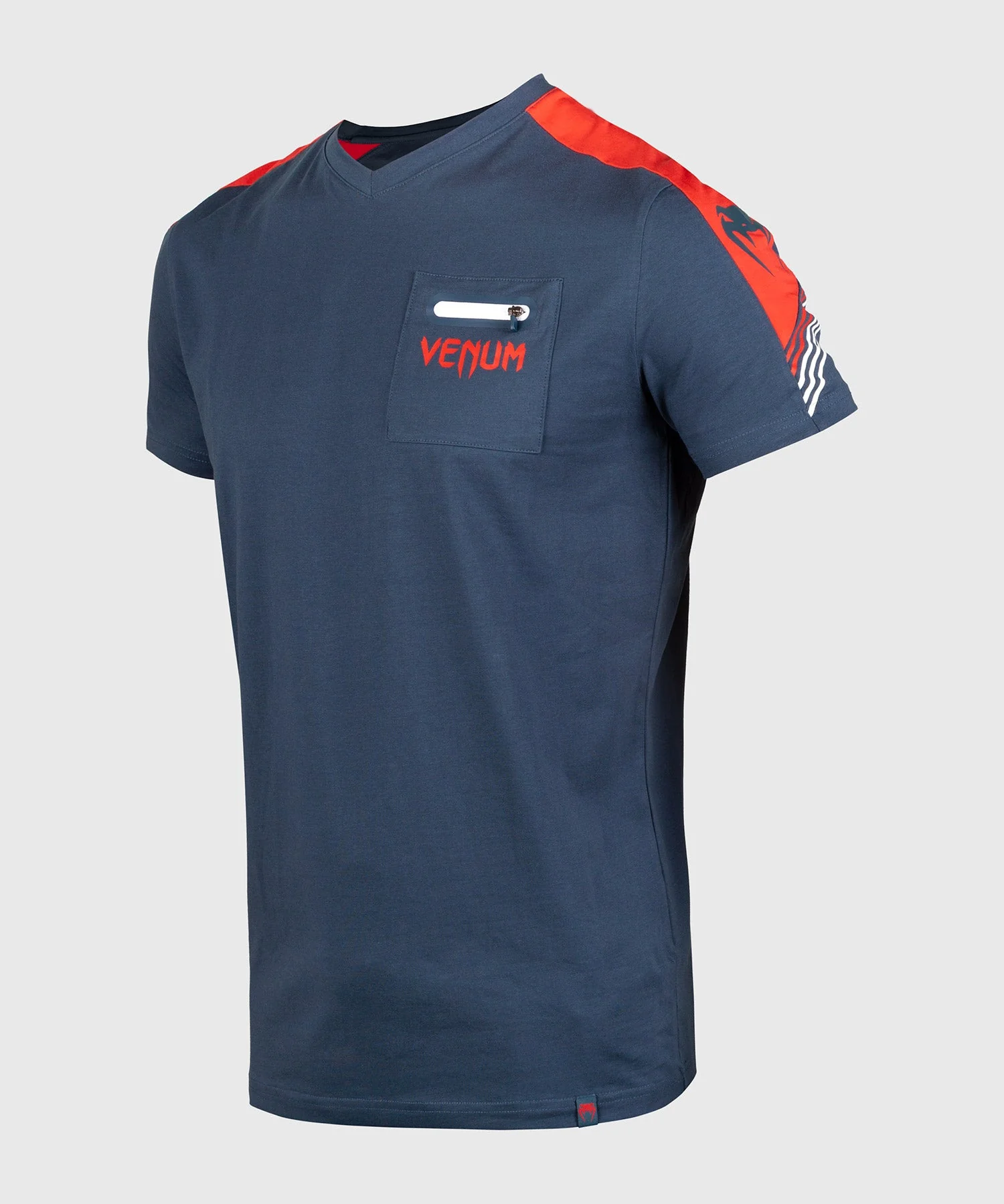 Venum Cargo T-Shirt - dark_blue_raspberry_white - Image 3
