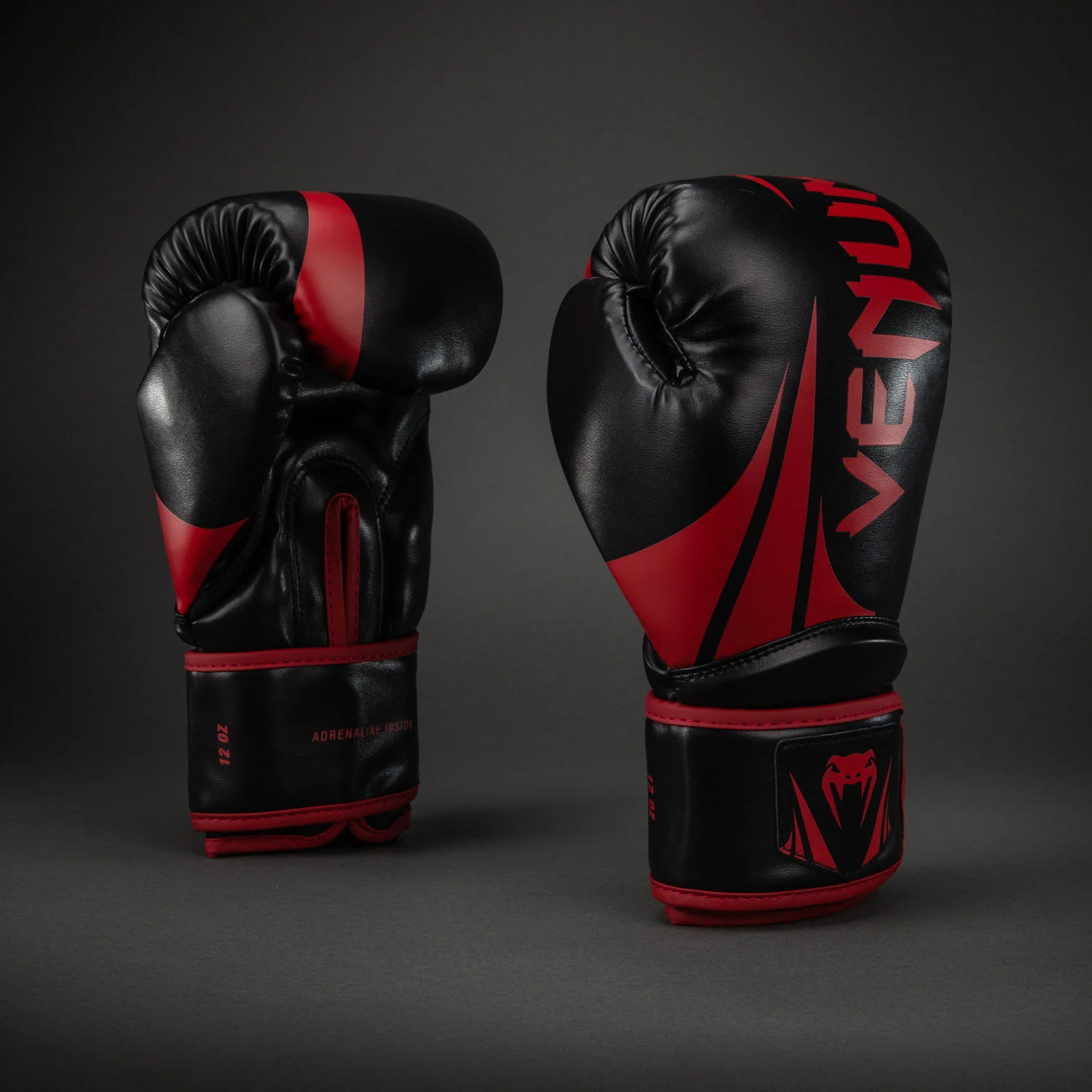 Venum Challenger 2.5 Boxhandschuhe – Schwarz/Rot - Image 2