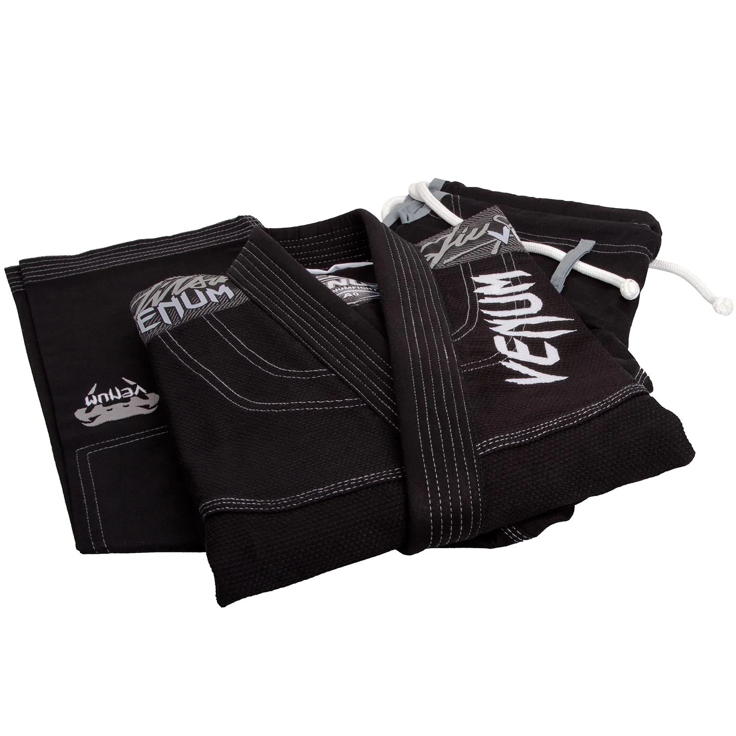 Venum Challenger 3.0 BJJ GI - Schwarz/Grau - Image 4