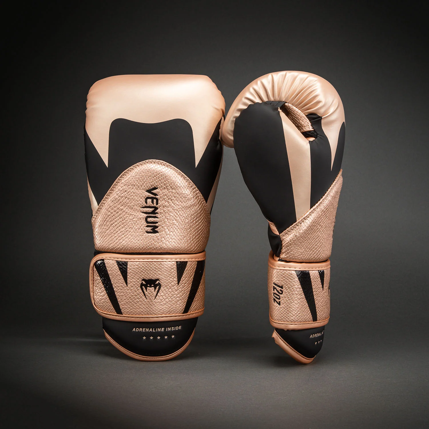 Venum Challenger 4.0 Scales Boxhandschuhe – Perlmuttrosa/Schwarz - Image 2