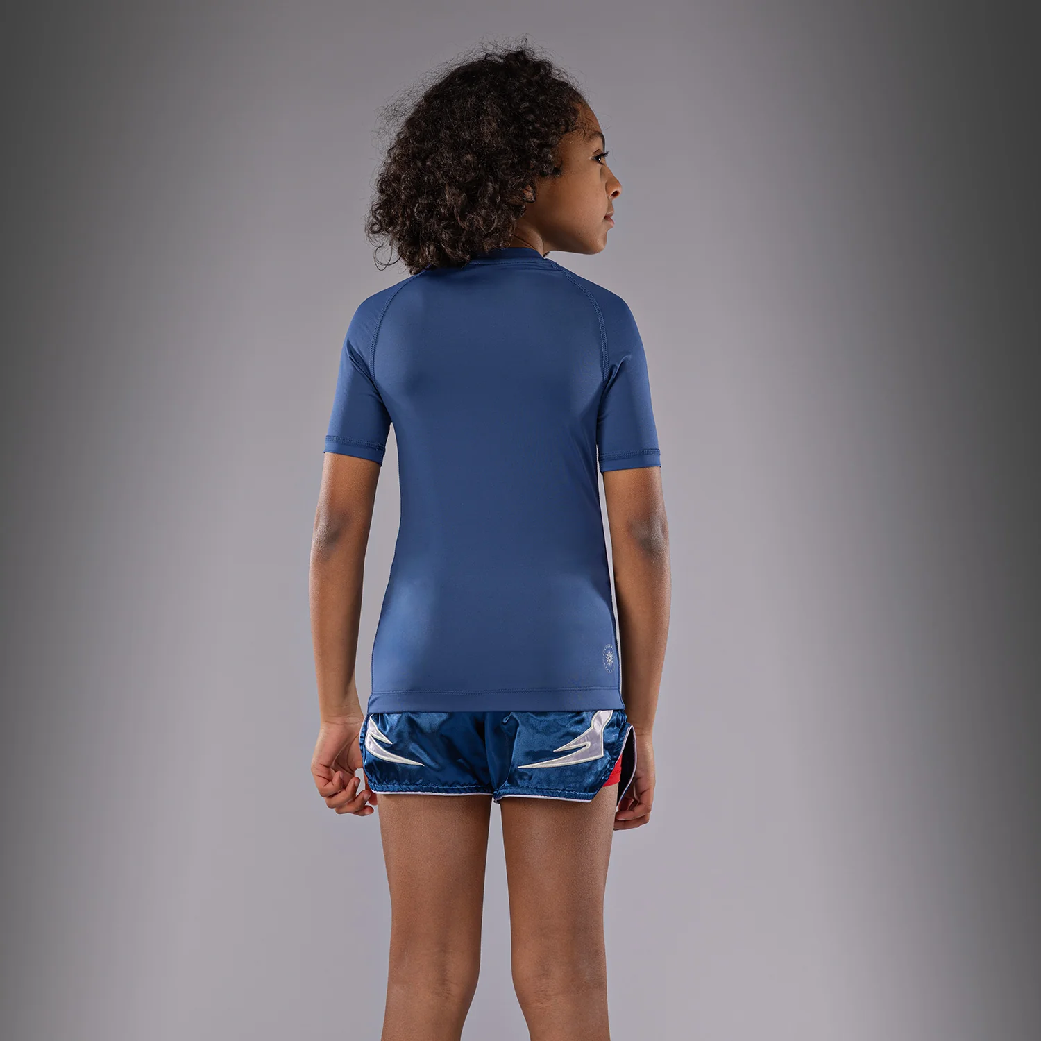 Venum Contender Kinder Rashguards Kurzarm - Königsblau - Image 3