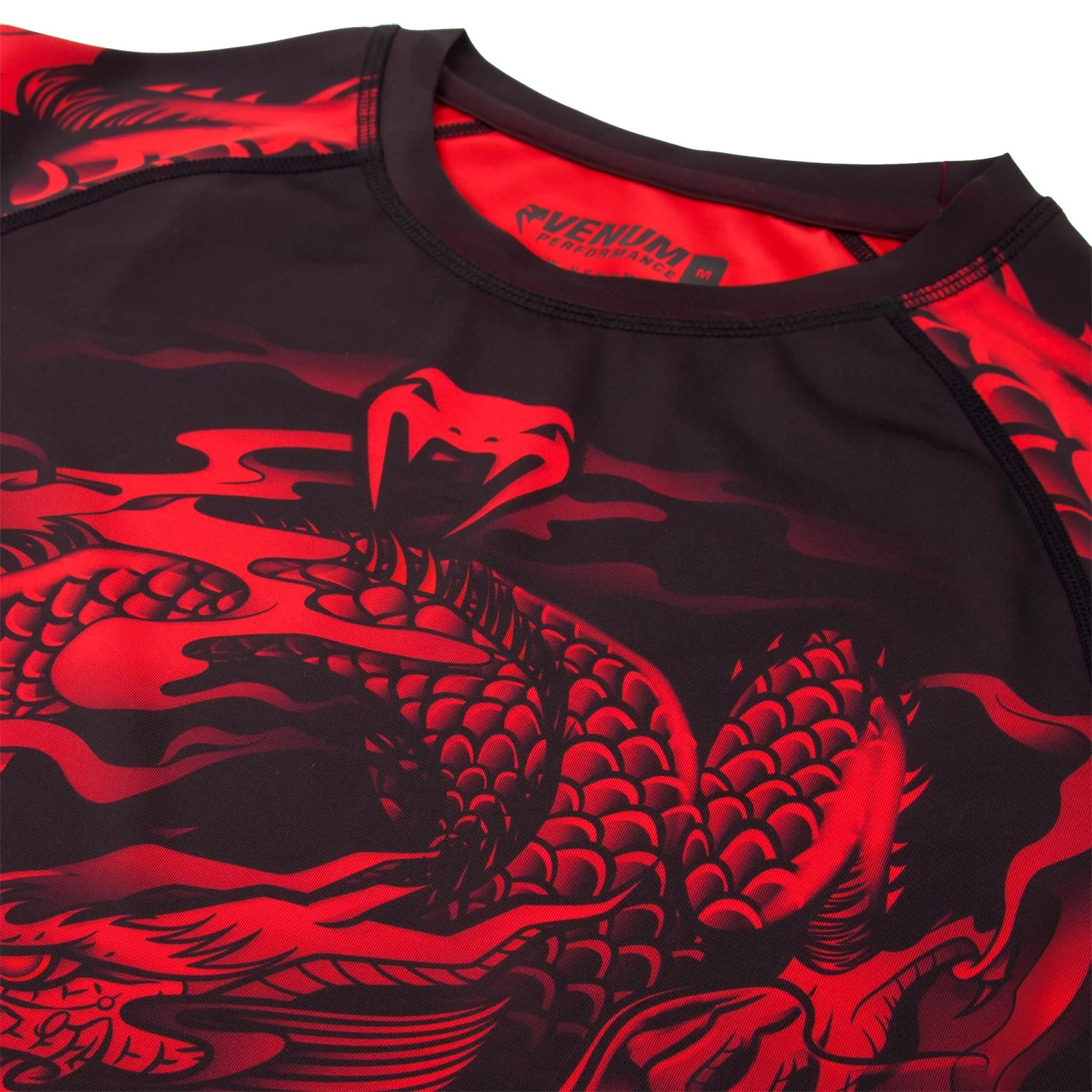 Venum Dragon's Flight Rashguard - Langarm - Schwarz/Rot - Image 6