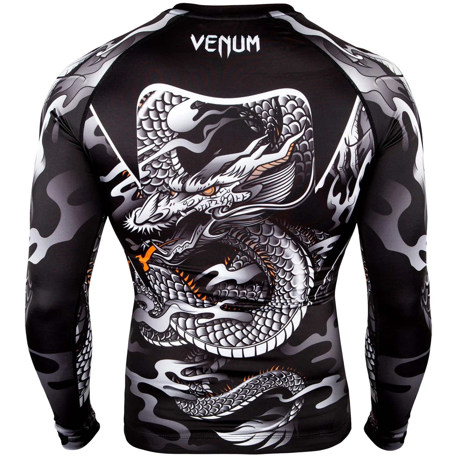 Venum Dragon's Flight Rashguard - Langarm - Schwarz/Weiß - Image 4