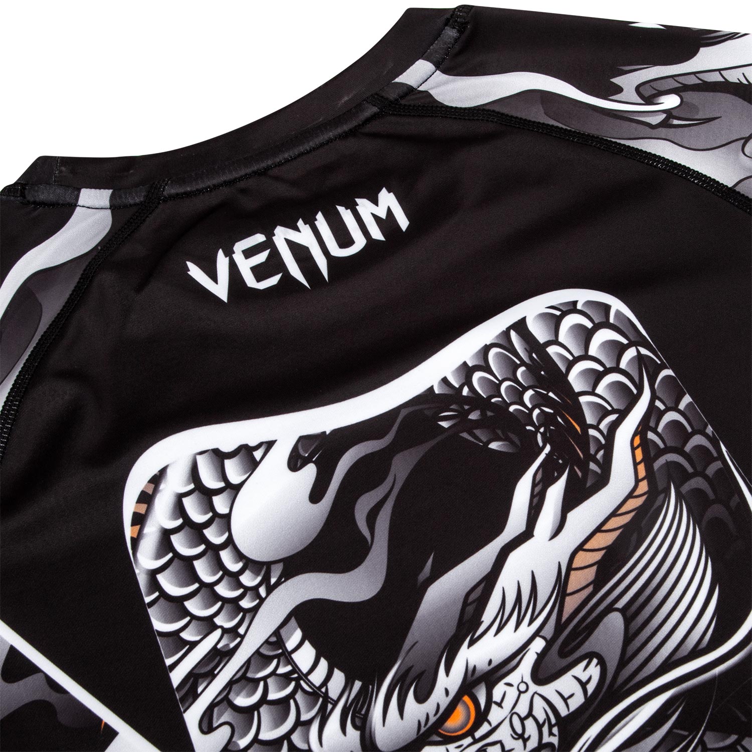 Venum Dragon's Flight Rashguard - Langarm - Schwarz/Weiß - Image 7