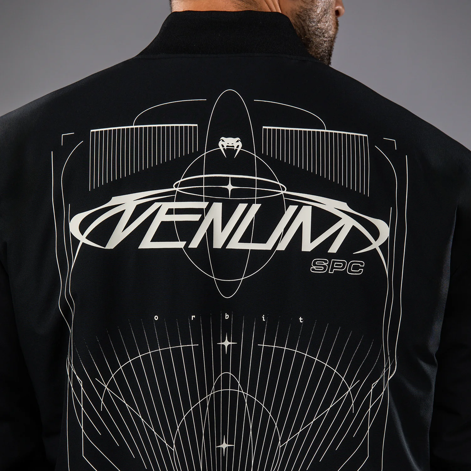 Venum Eclipse Bomberjacke – Schwarz/Ivory - Image 10
