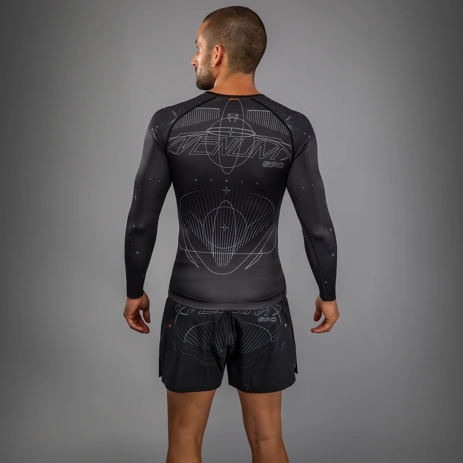 Venum Eclipse Langarm Rashguard – Schwarz/Ivory - Image 4