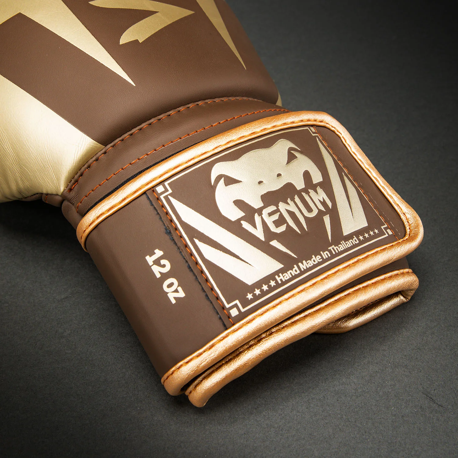 Venum Elite Boxhandschuhe - Dunkelbraun - Image 4