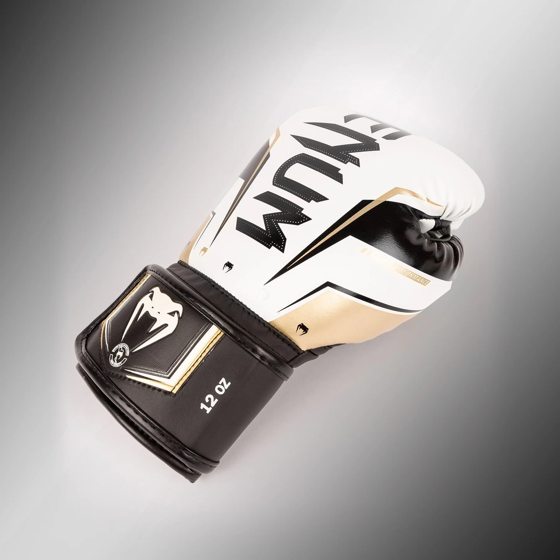 Venum Elite Evo Boxhandschuhe - Weiß/Gold - Image 3
