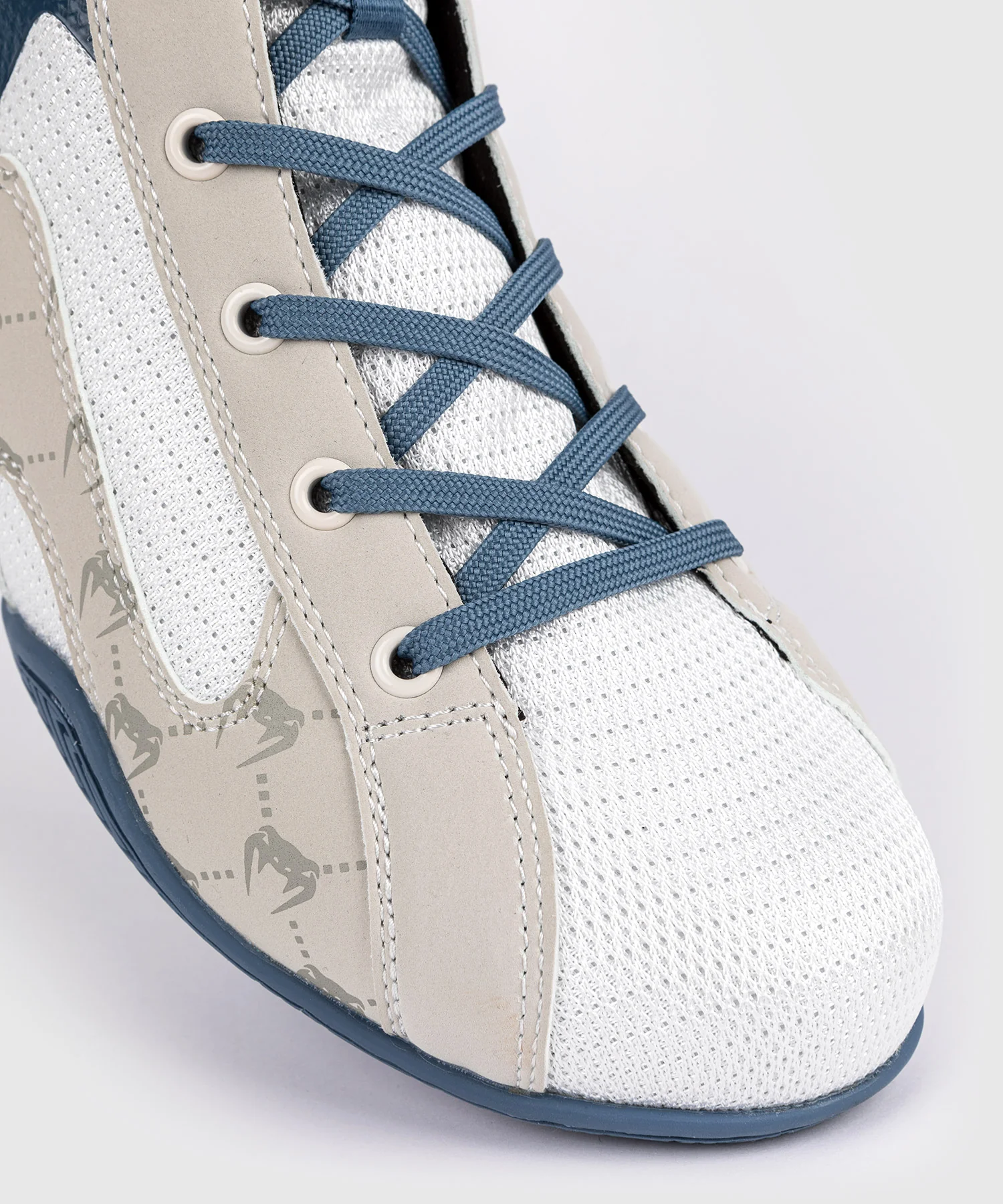 VENUM ELITE EVO MONOGRAMM BOXSCHUHE – WEIß/BLAU - Image 8