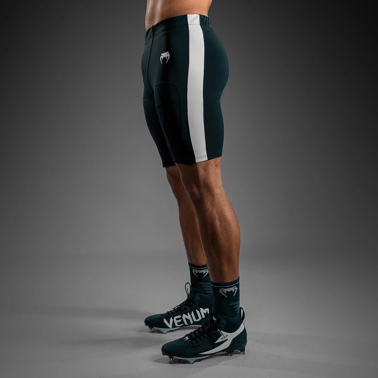Venum Elite Fußball Kompressionsshorts - Schwarz - Image 3