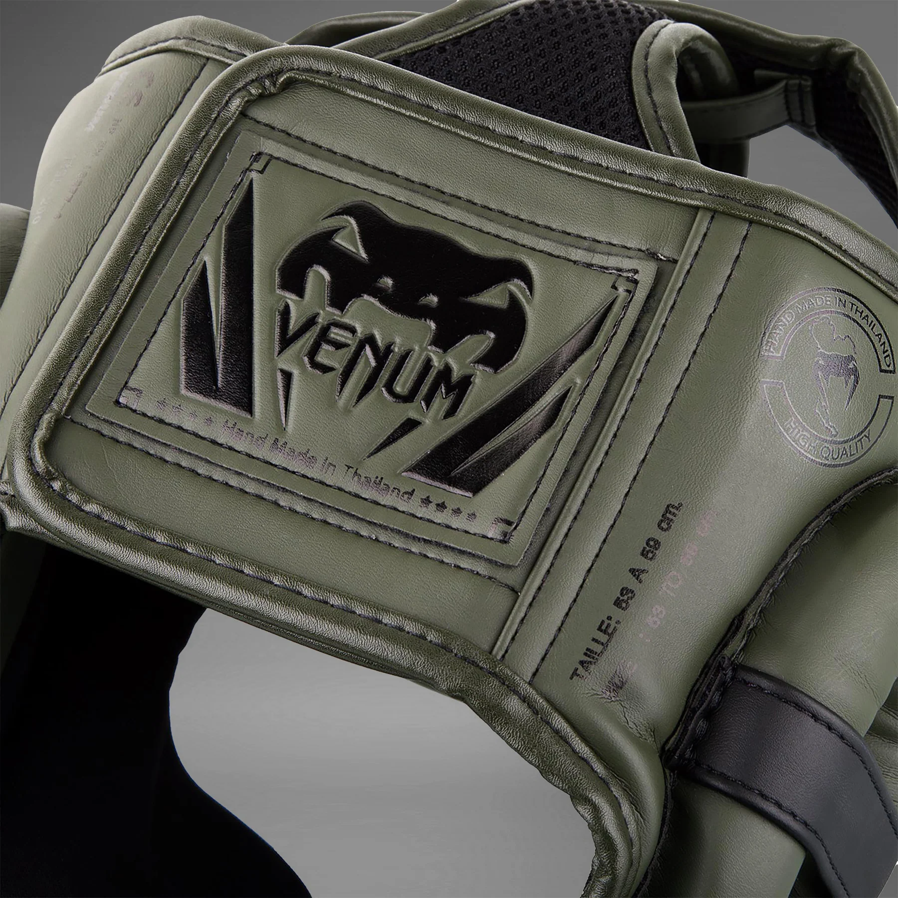 Venum Elite Kopfschutz-Khaki/Schwarz - Image 3