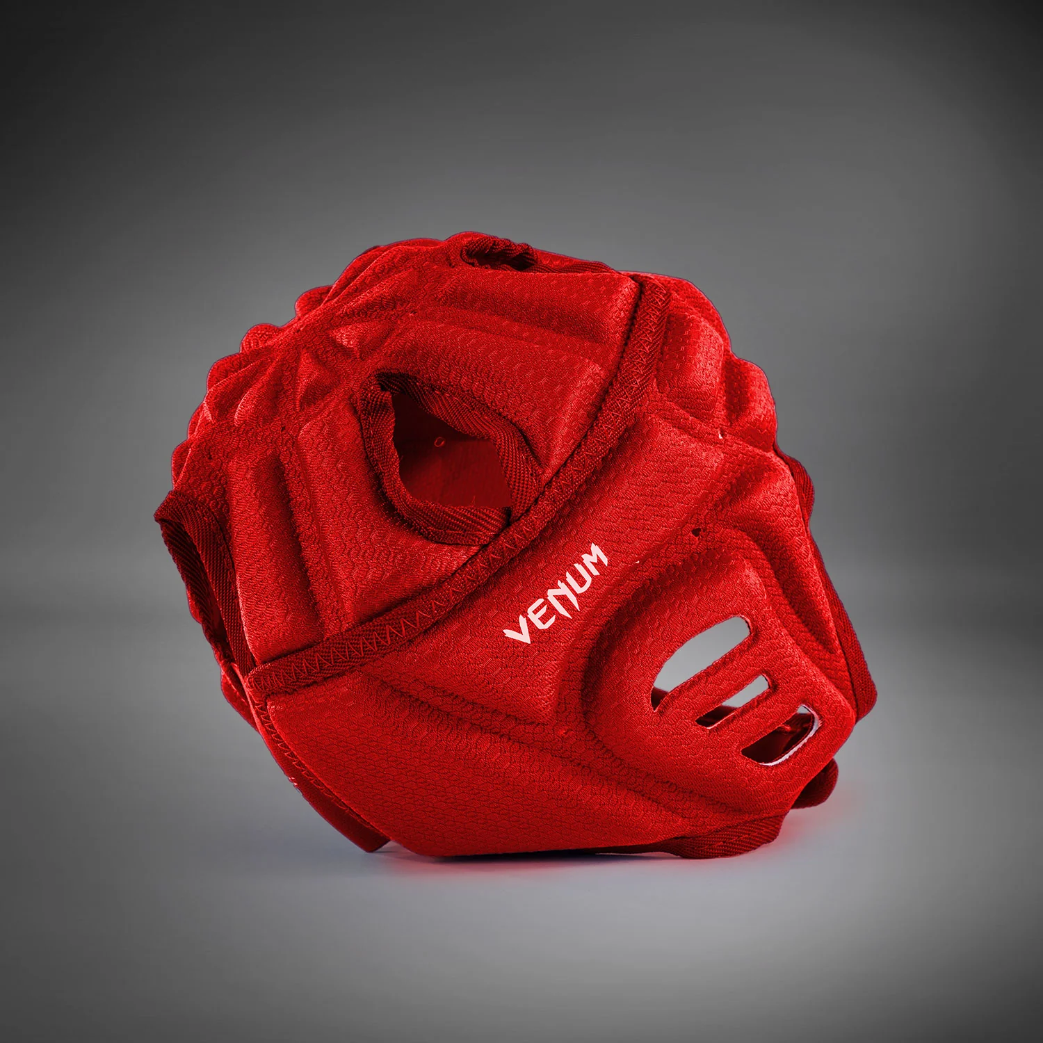 Venum Elite Protect Softshell Helm – Rot/Weiß - Image 3