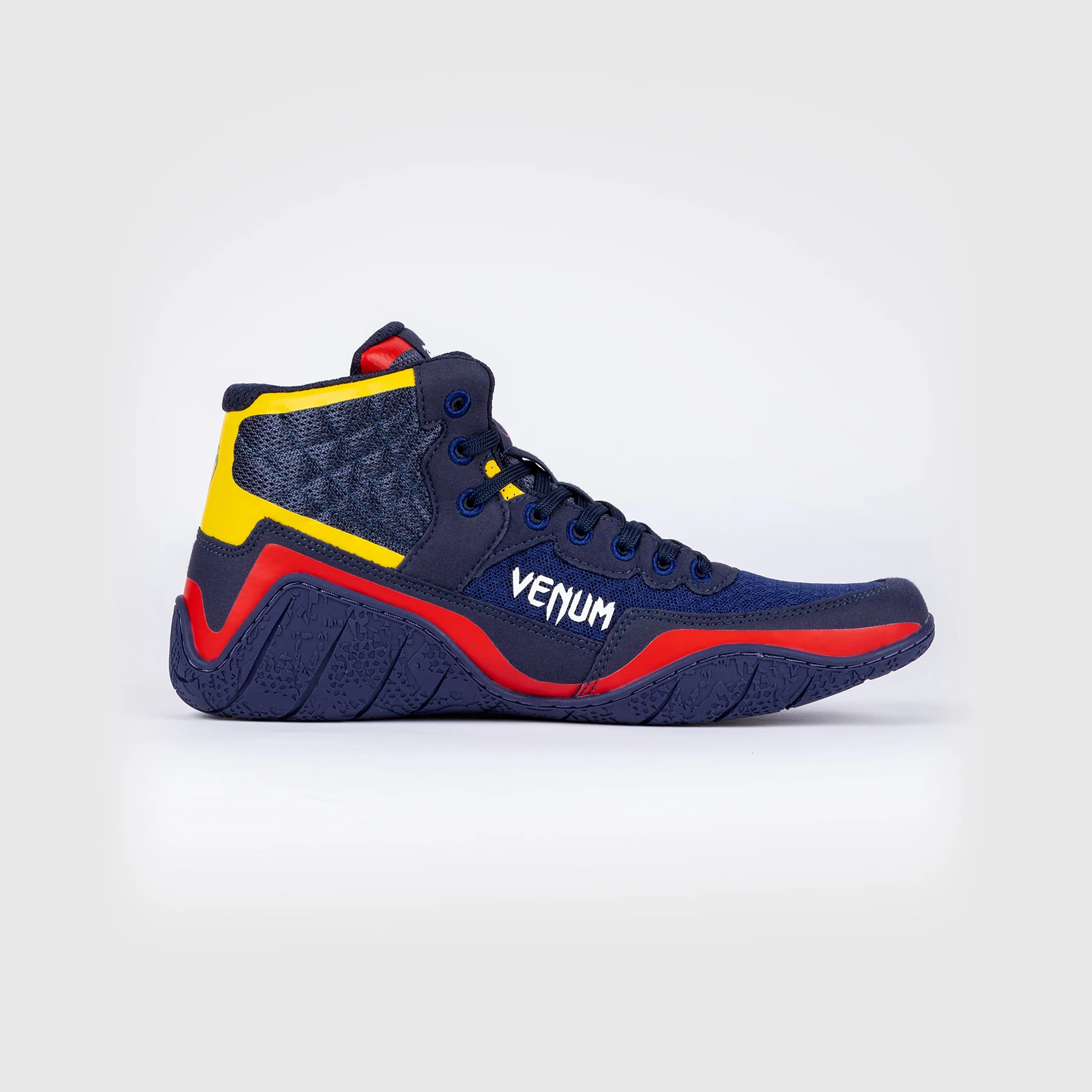 Venum Elite Wrestling Schuhe - Blau/Gelb - Image 5