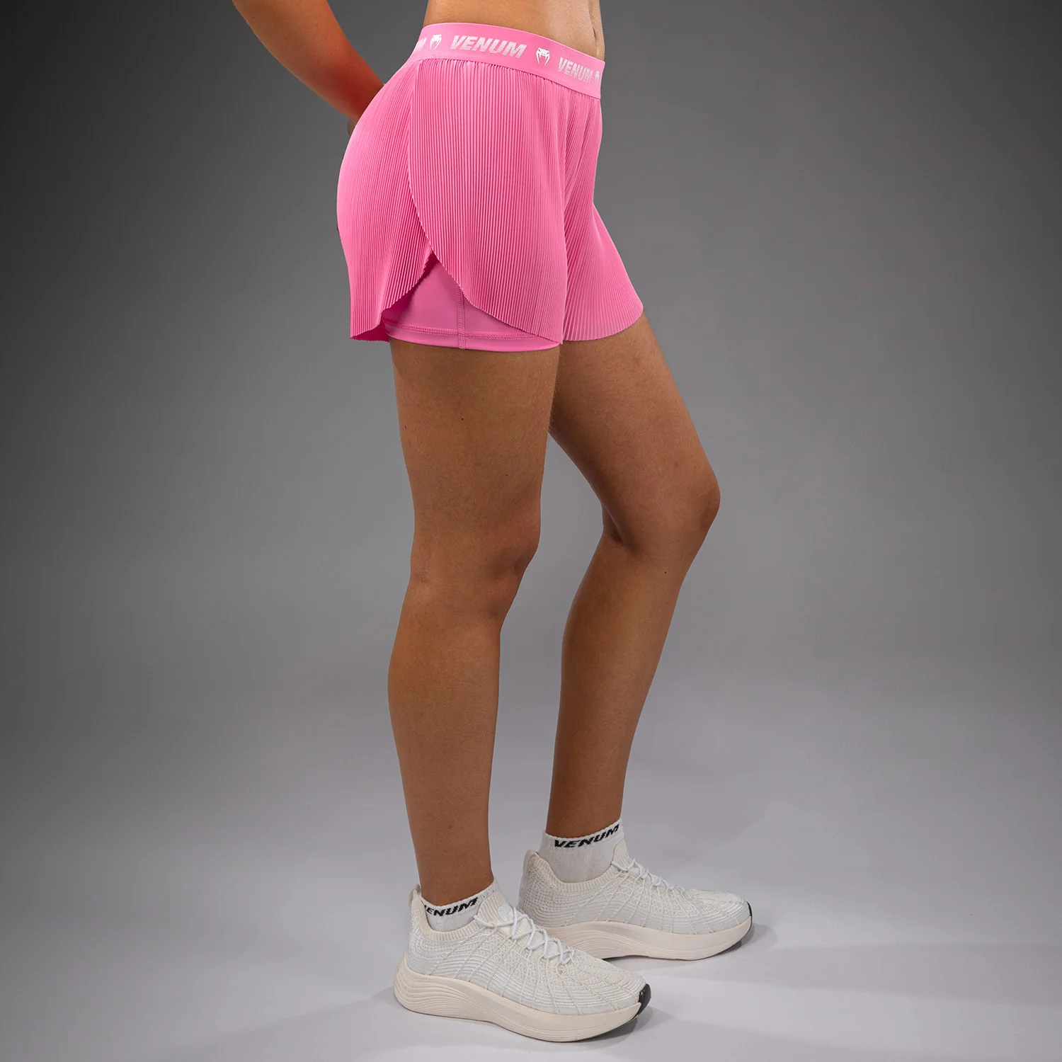 Venum Flowfit Trainingsshorts Damen – Candy Pink - Image 2