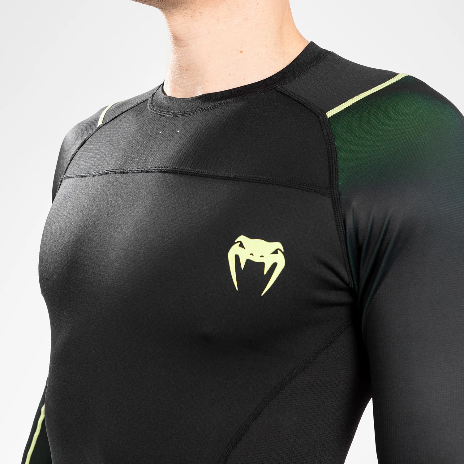 Venum Fusion 2.0  Herren Rashguard - lange Ärmel - schwarz/gelb - Image 6