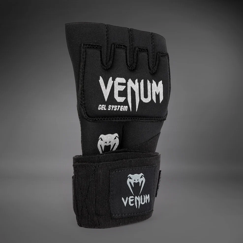 Venum Gel Kontact Quick Wraps - Schwarz/Silber - Image 2