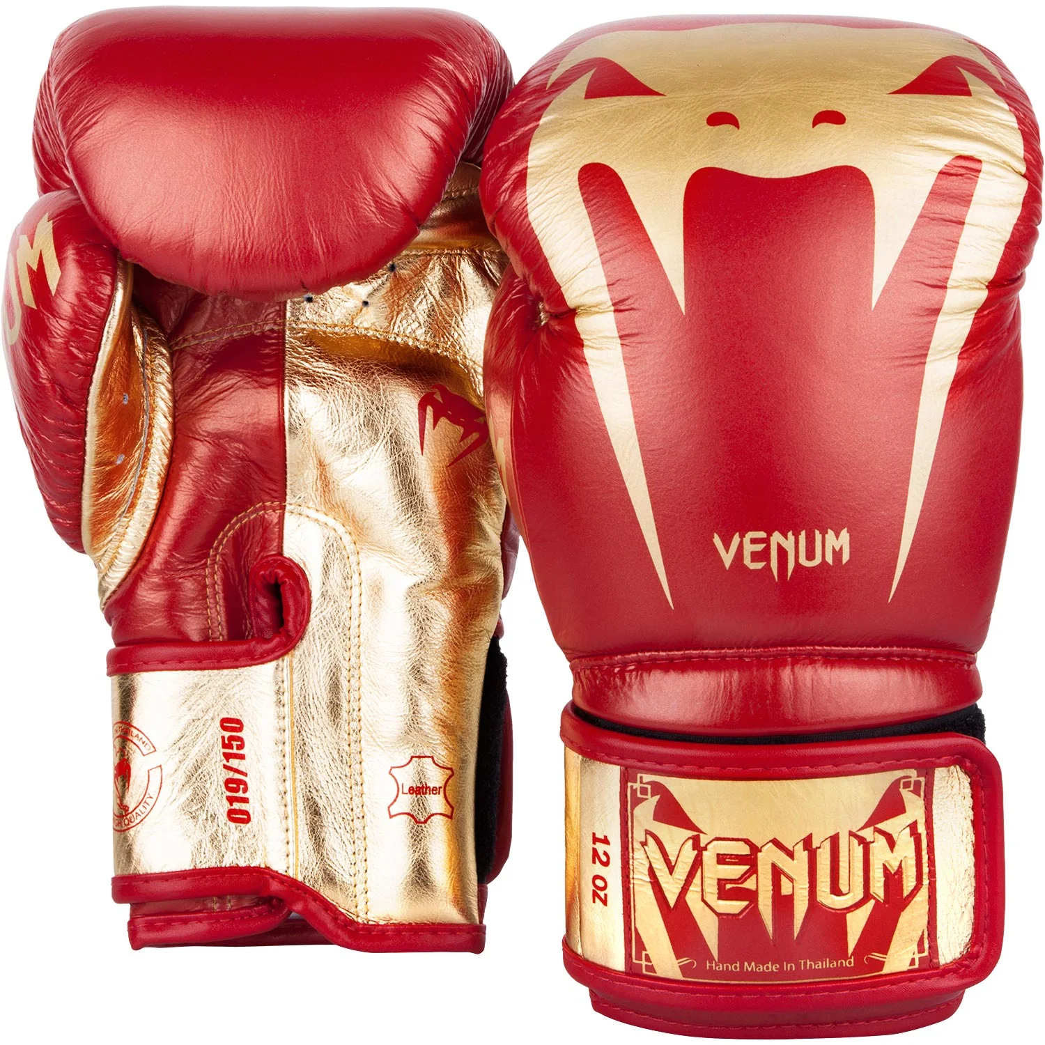 Venum Giant 3.0 Boxhandschuhe Blood & Gold - Limited Edition - Nappa-Leder - Image 3