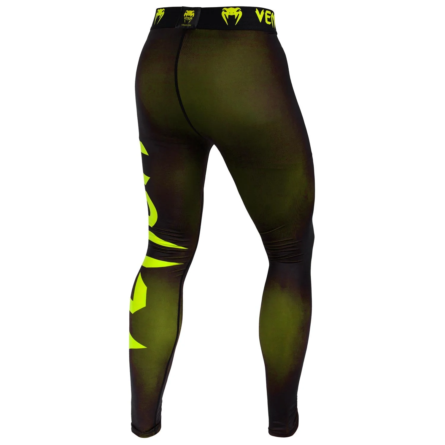 Venum Giant Spats - Schwarz/Neongelb - Image 2