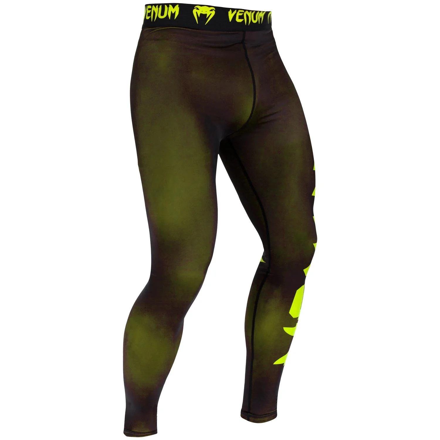 Venum Giant Spats - Schwarz/Neongelb - Image 5