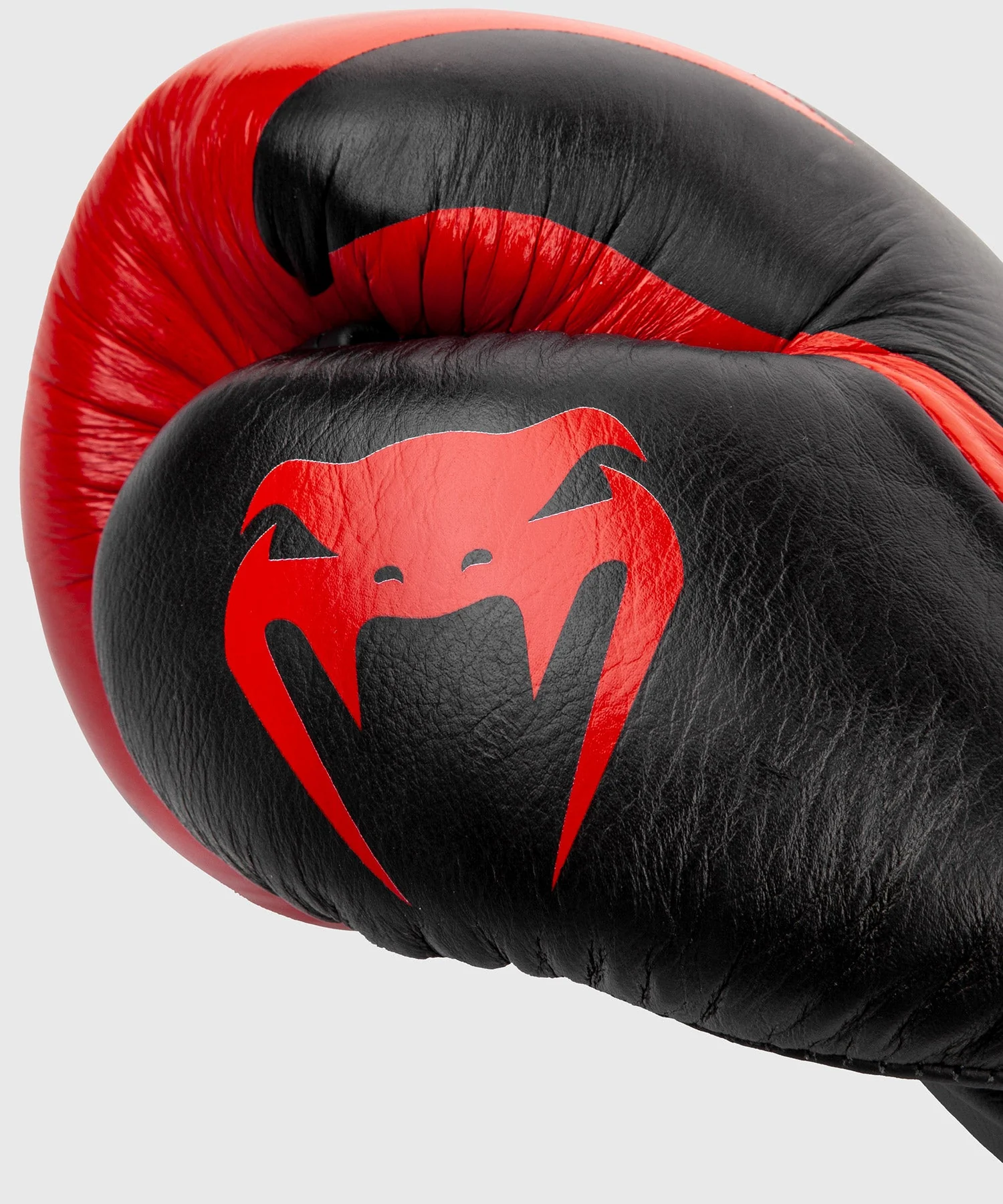 Venum HAMMER professionelle Boxhandschuhe - MIT SCHNÜRUNG - Schwarz/Rot - Image 8