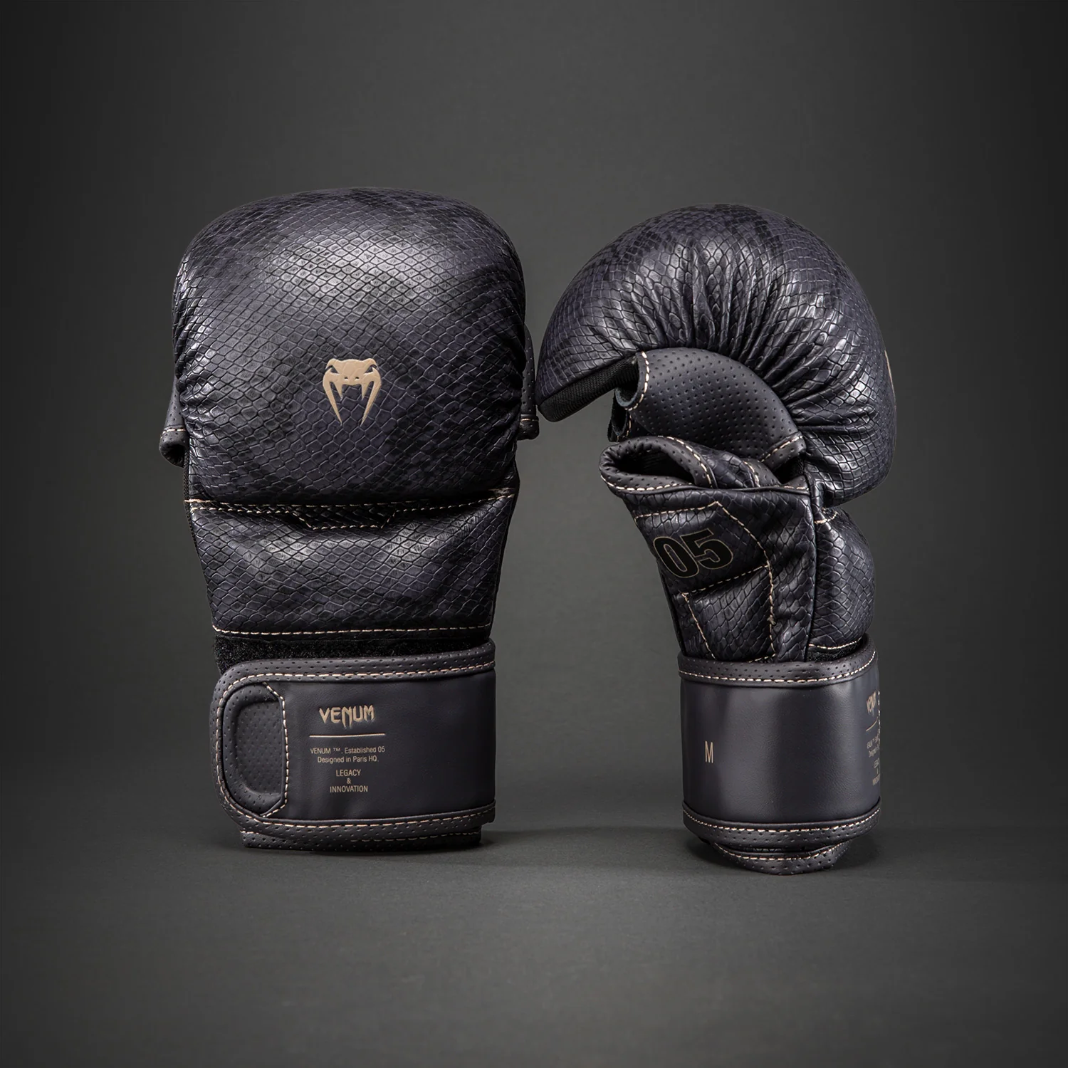 Venum Impact Evo Scales MMA Sparring Handschuhe – Dunkellila - Image 2