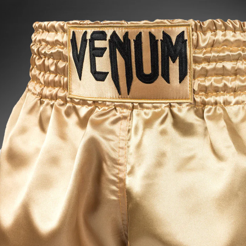 Venum Klassische Thai-Boxshorts Gold/Schwarz - Image 4