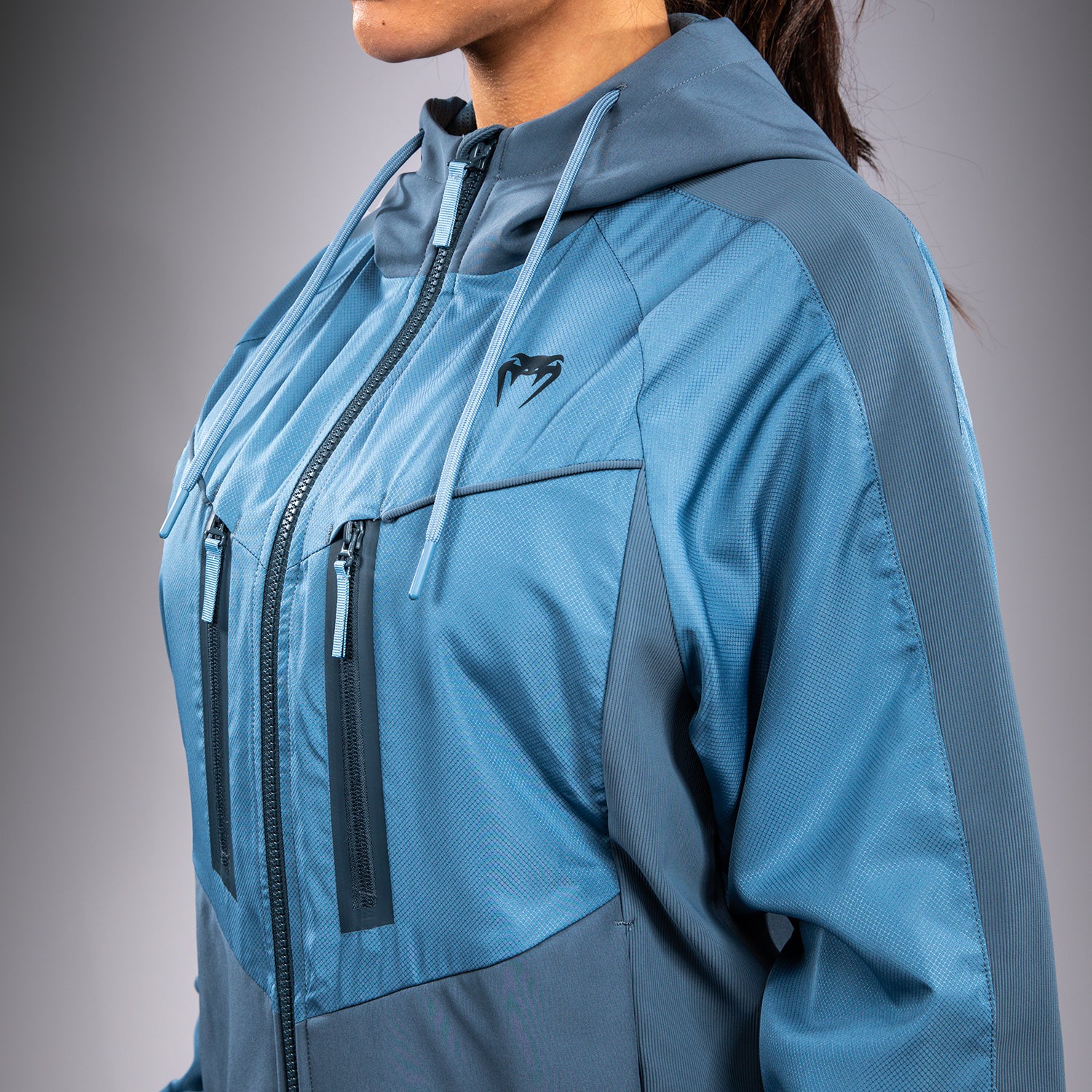 Venum Laser 3.0 Damen-Trainingsjacke - Pazifikblau - Image 8