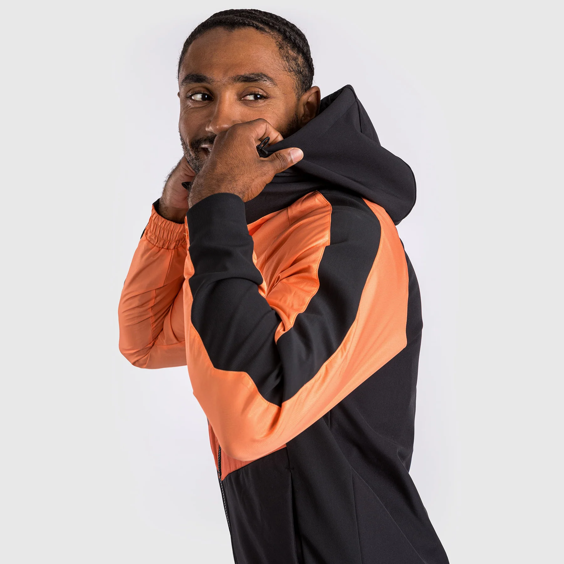Venum Laser 3.0  Trainingsjacke - Schwarz/Orange - Image 3