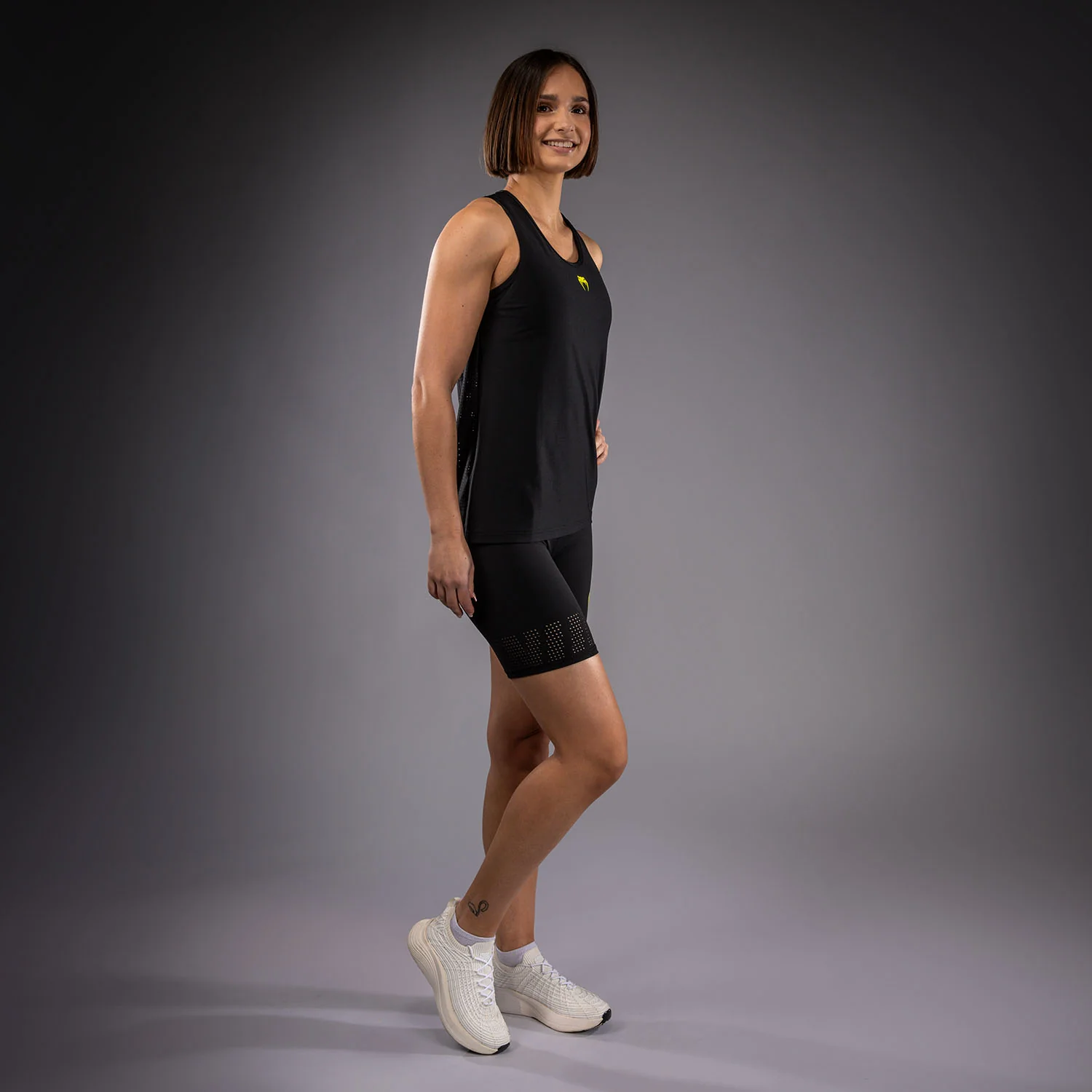 Venum Lazer Dry-Tech-Tanktop Für Damen - Schwarz/Gelb - Image 6