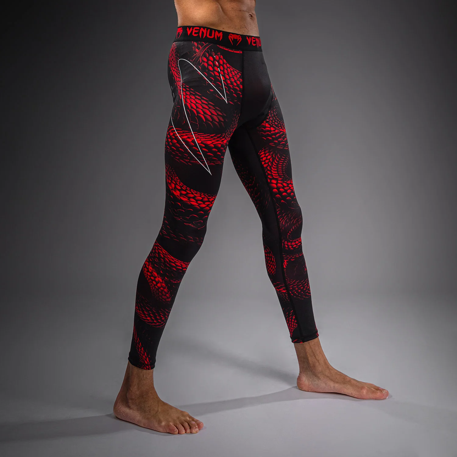 Venum Matupa Spats - Schwarz/Rot/Silber - Image 2