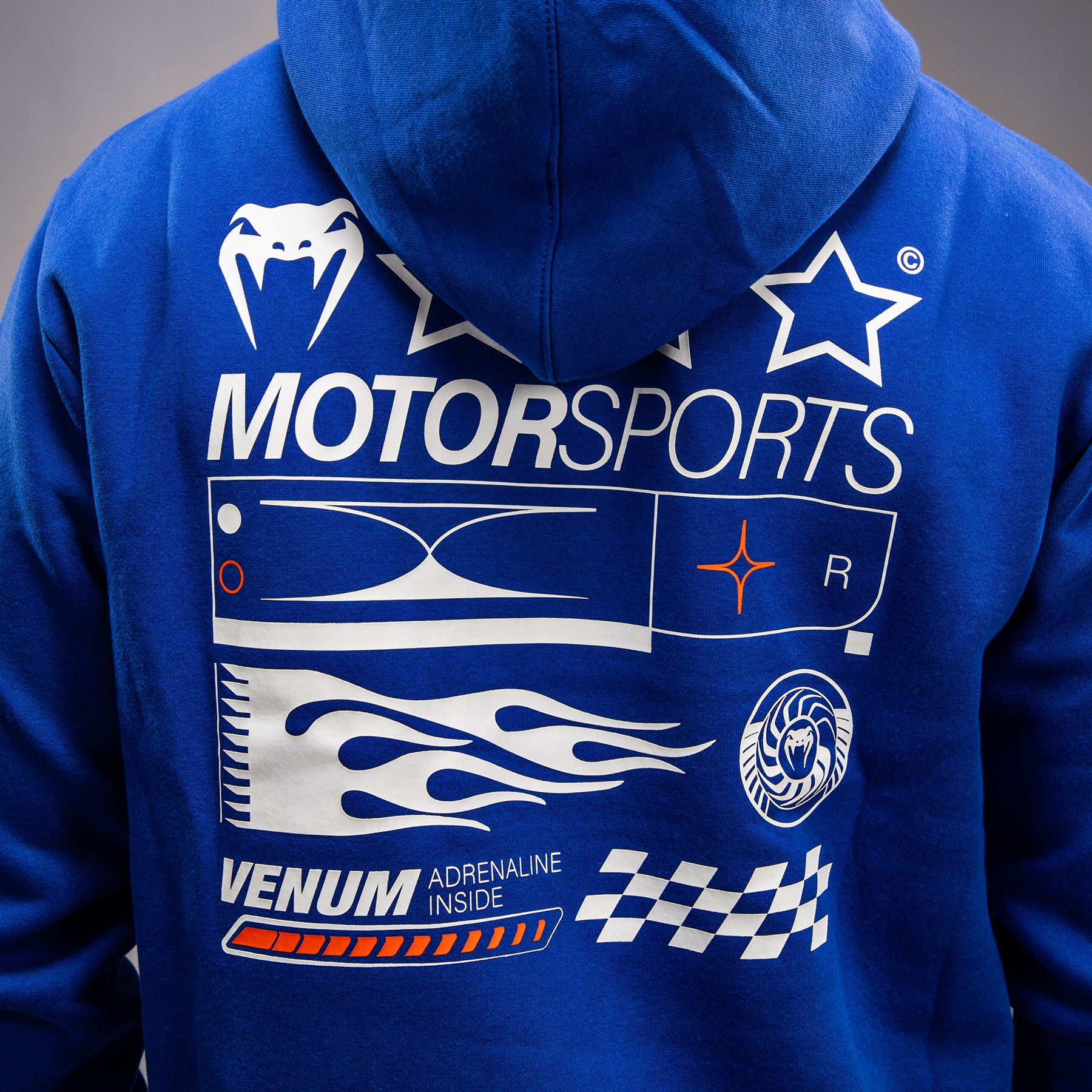 Venum Motorsport Hoodie - Königsblau - Image 8