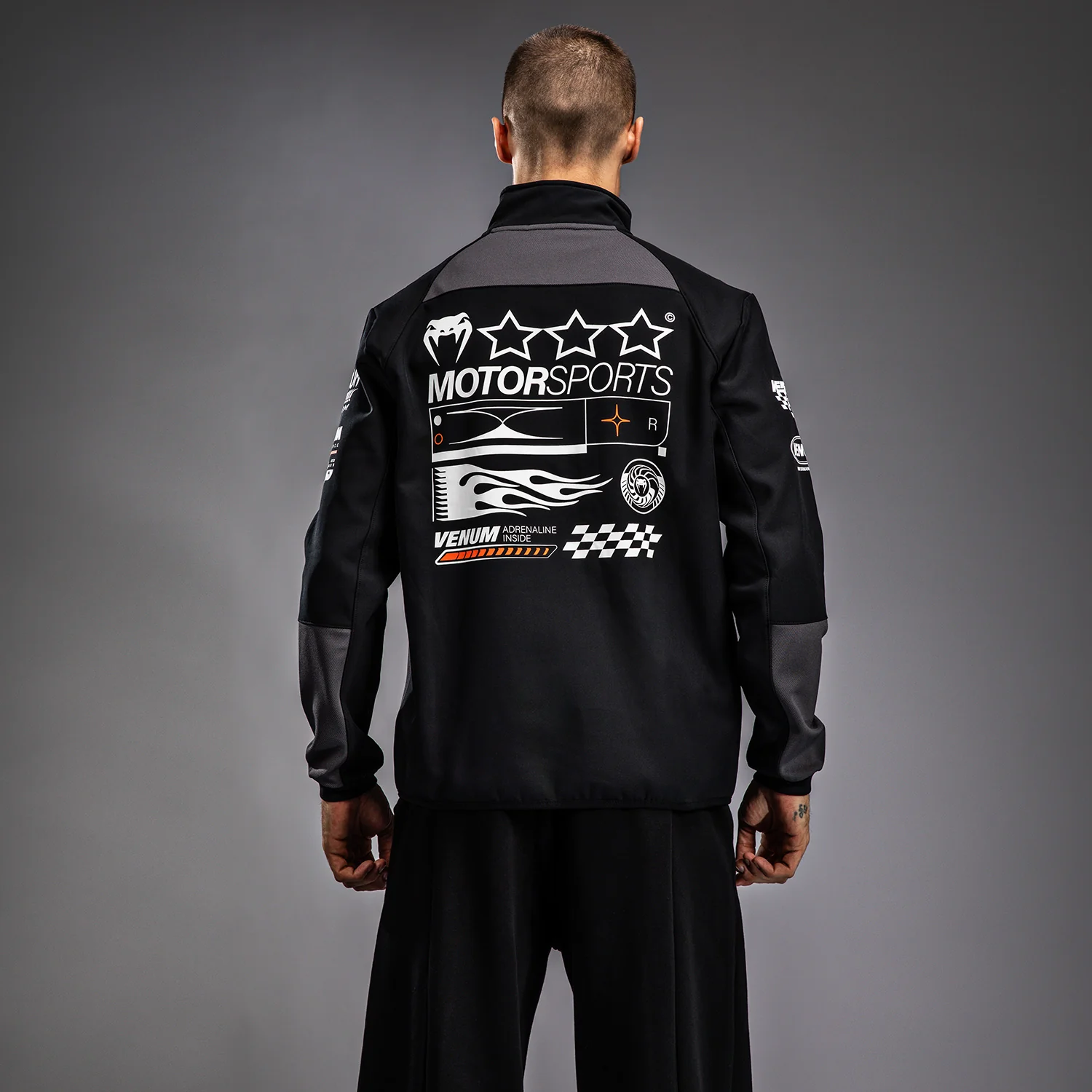 Venum Motorsport Softshell-Jacke - Tiefschwarz - Image 2